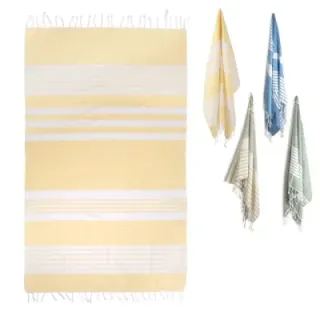 Sagaform Ella Hamam Towel organic cotton 90x170cm - LT52008 (gadzety reklamowe)